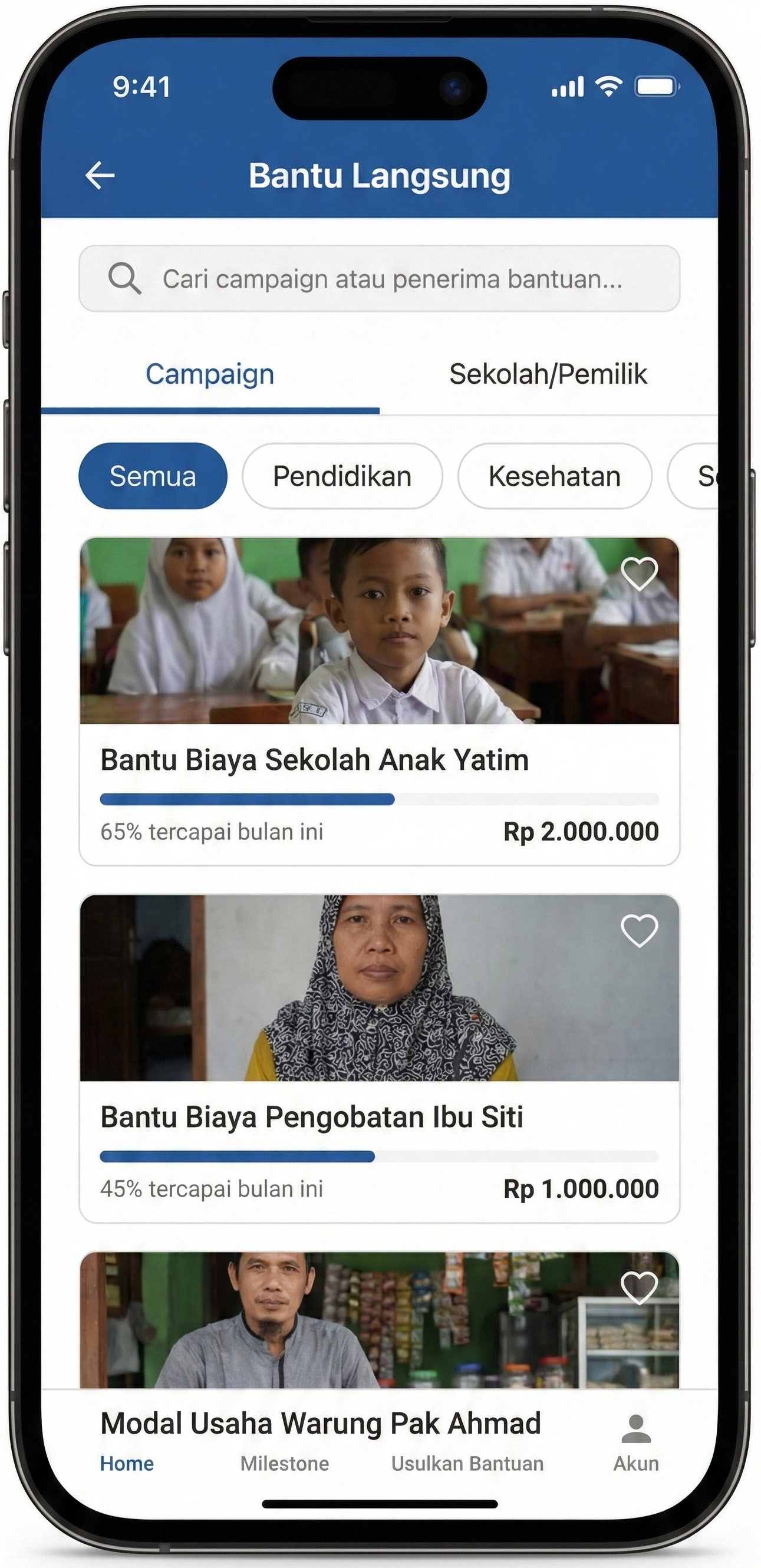 Pisahkan niat baik Anda